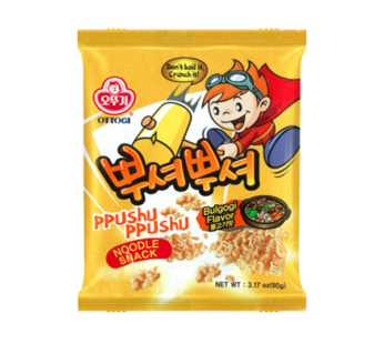 OTTOGI Ppushu Ppushu Beef Bulgogi Noodle Snack 90g