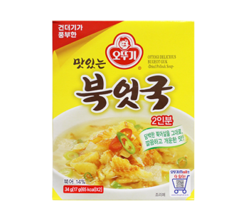 OTTOGI Dried Pollack Soup Block (Delicious Bugeot Guk) 34g (17g x2)