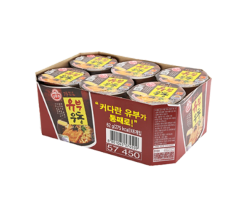 OTTOGI Fried Tofu Udon Mini Cup 62g x 6