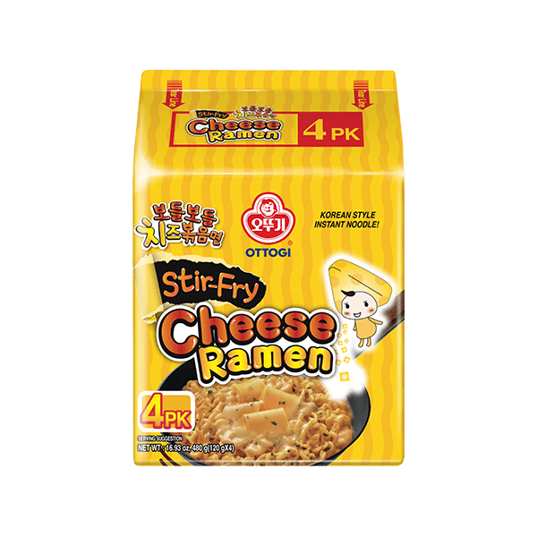 OTTOGI Stir Fry Cheese Ramen Multipack